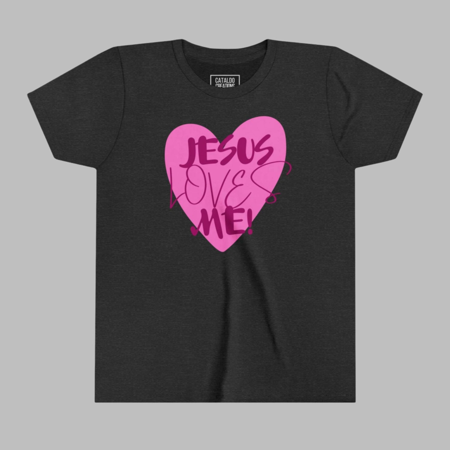 Kids Jesus Loves Me Youth Short Sleeve Tee