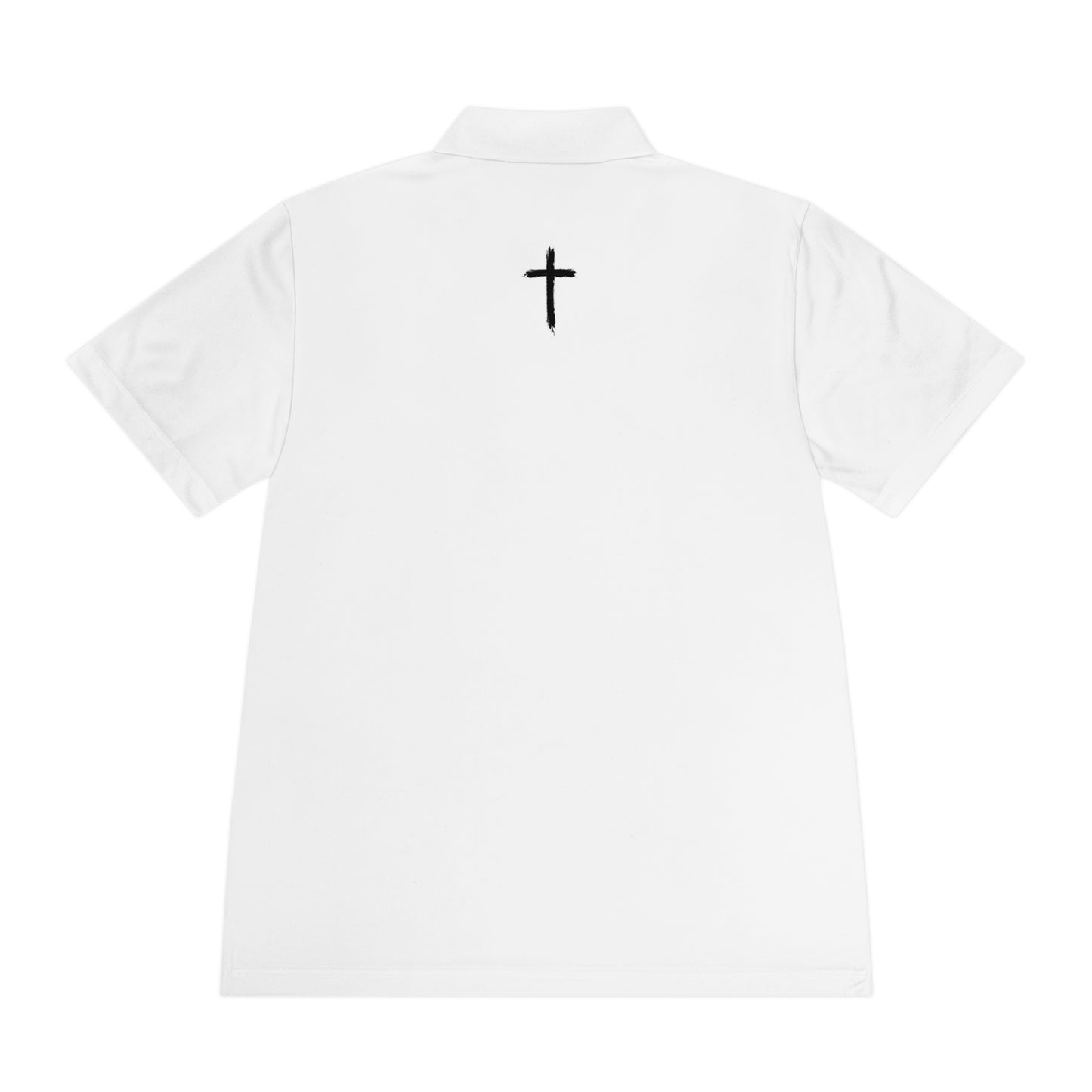 Men's 'Fore Christ' Sport Polo Shirt, Faith-Inspired Activewear, Christian Polo for Golf & Casual Outings, Men's Casual Wear