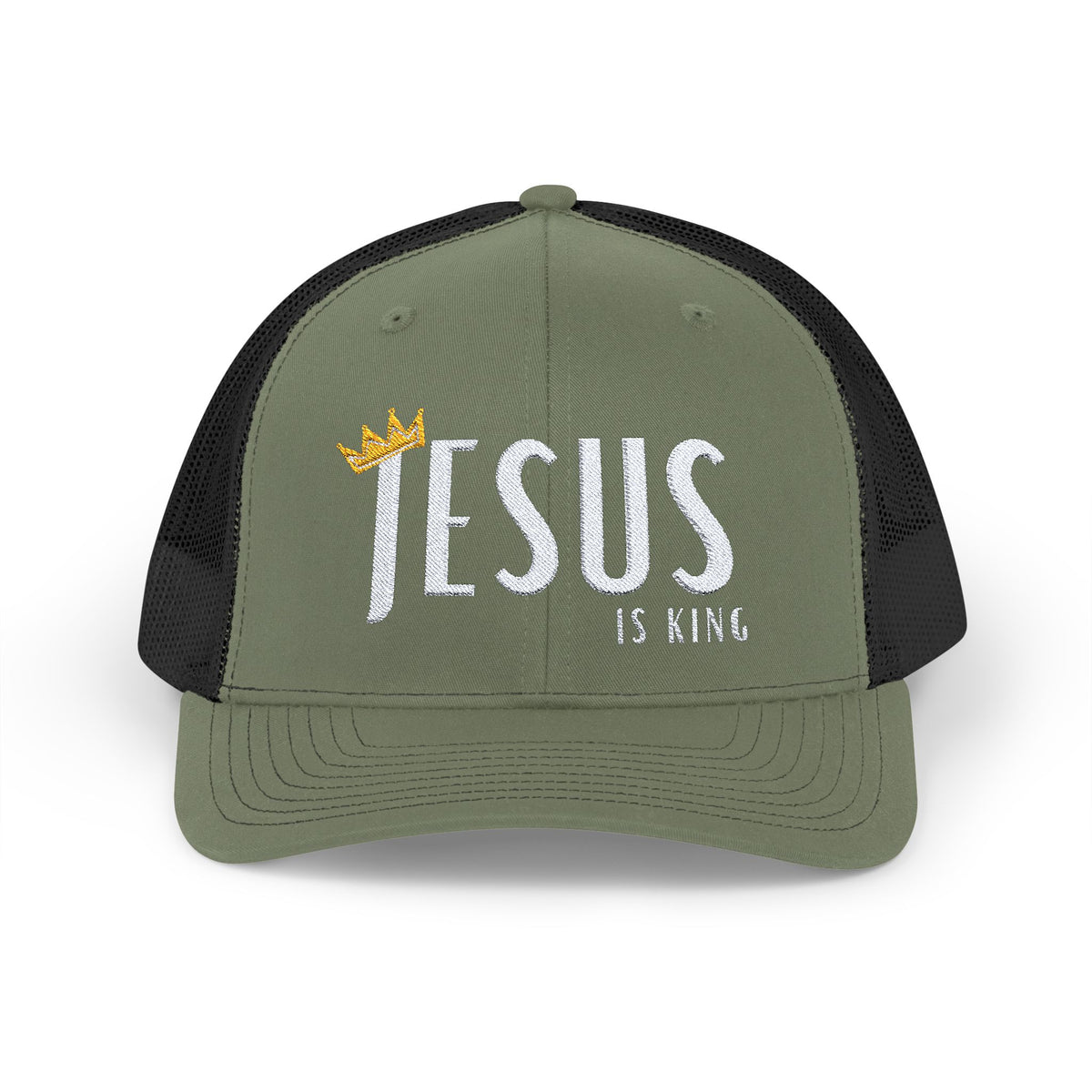 Jesus Is King Snapback Trucker Cap