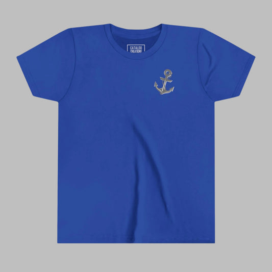 Kids Jesus Is My Anchor Short Sleeve Tee