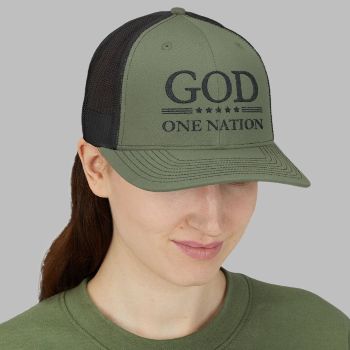 One Nation Under God Snapback Trucker Hat