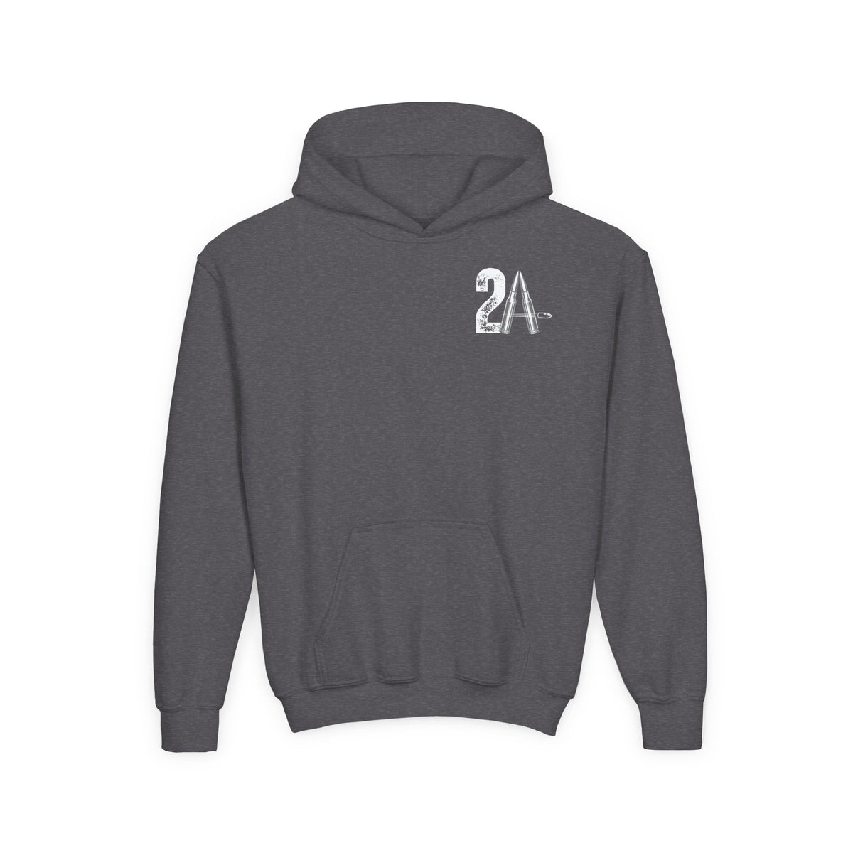 Youth 2nd Amendment Flag Design Hoodie, Kids 2A Sweatshirt, Gift for Teens, Patriotic Apparel, Flag Hoodie