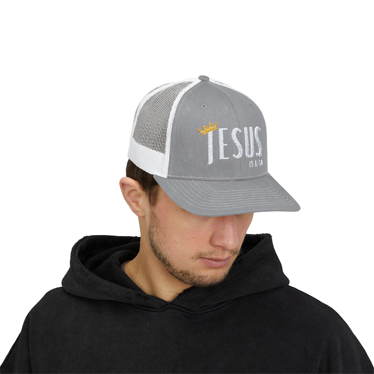 Jesus Is King Snapback Trucker Cap