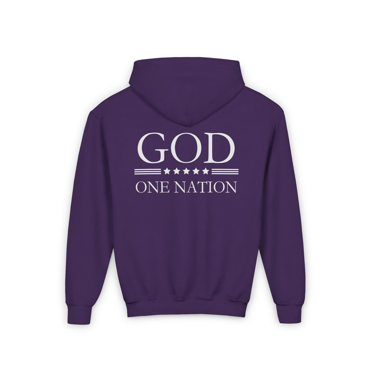 Kids One Nation Under God Youth Hooded Sweatshirt