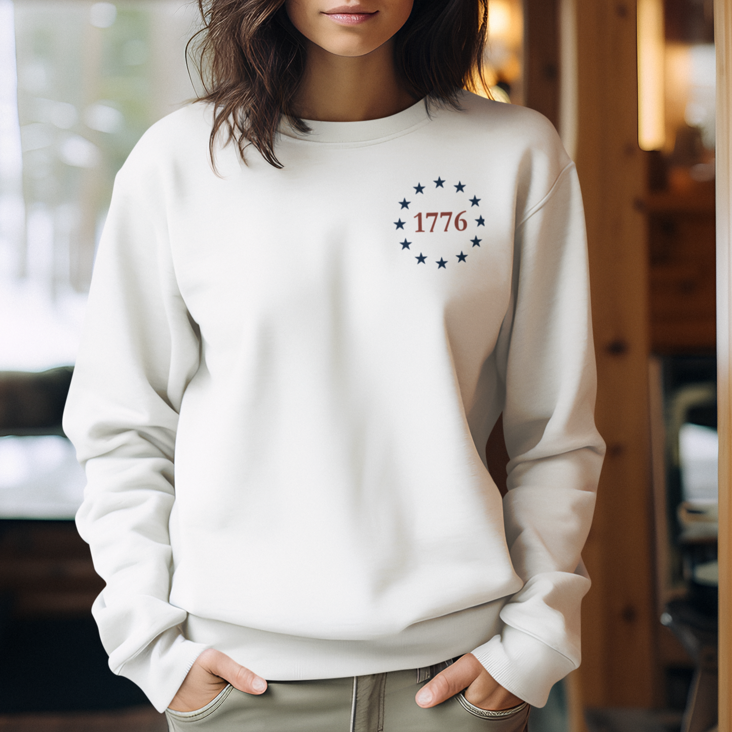 Patriotic sweatshirt. Patriotic Pullover. Patriotic Clothing. Patriotic Apparel. Patriot Clothes. One Nation Under God. USA. Established 1776. Est. 1776 The United States of America. USA Sweatshirt. America sweatshirt. Patriot Sweatshirt.