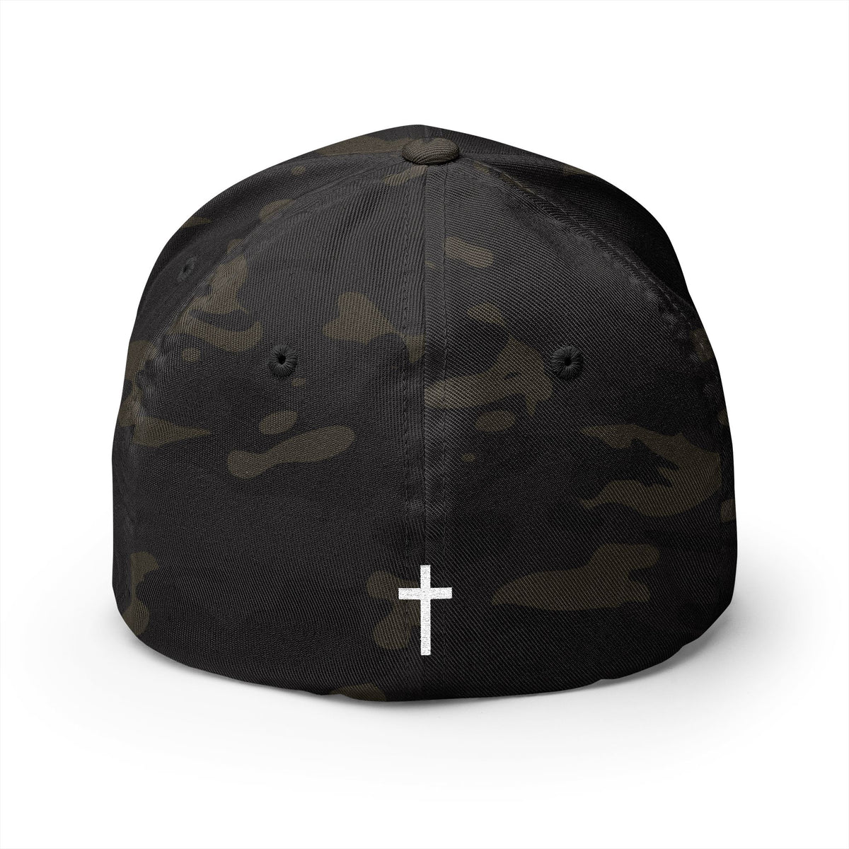 Fore Christ Embroidered Golf Hat - Fitted Hat for Christian Golfers
