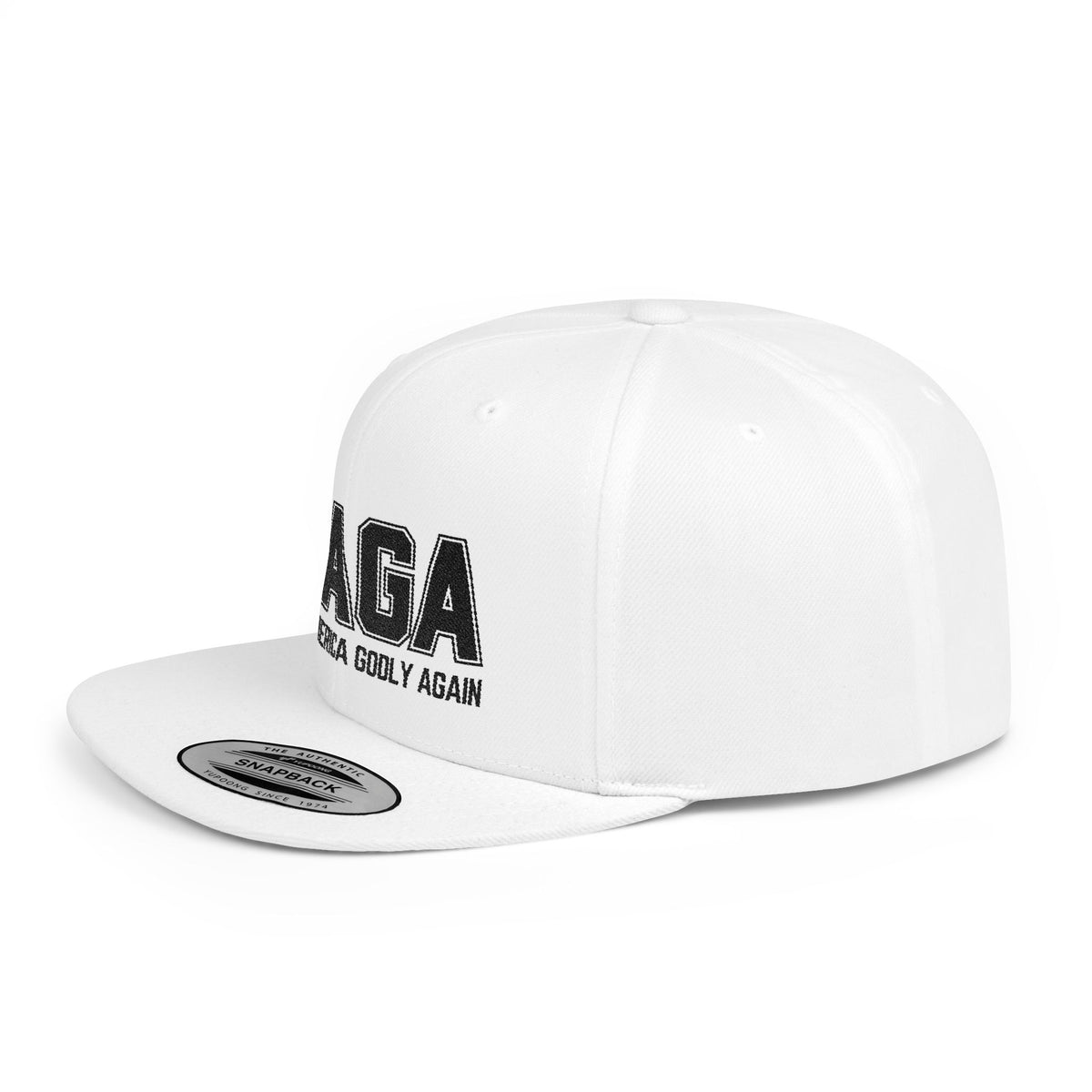 Make America GODLY Again Flat Brim Snapback Hat