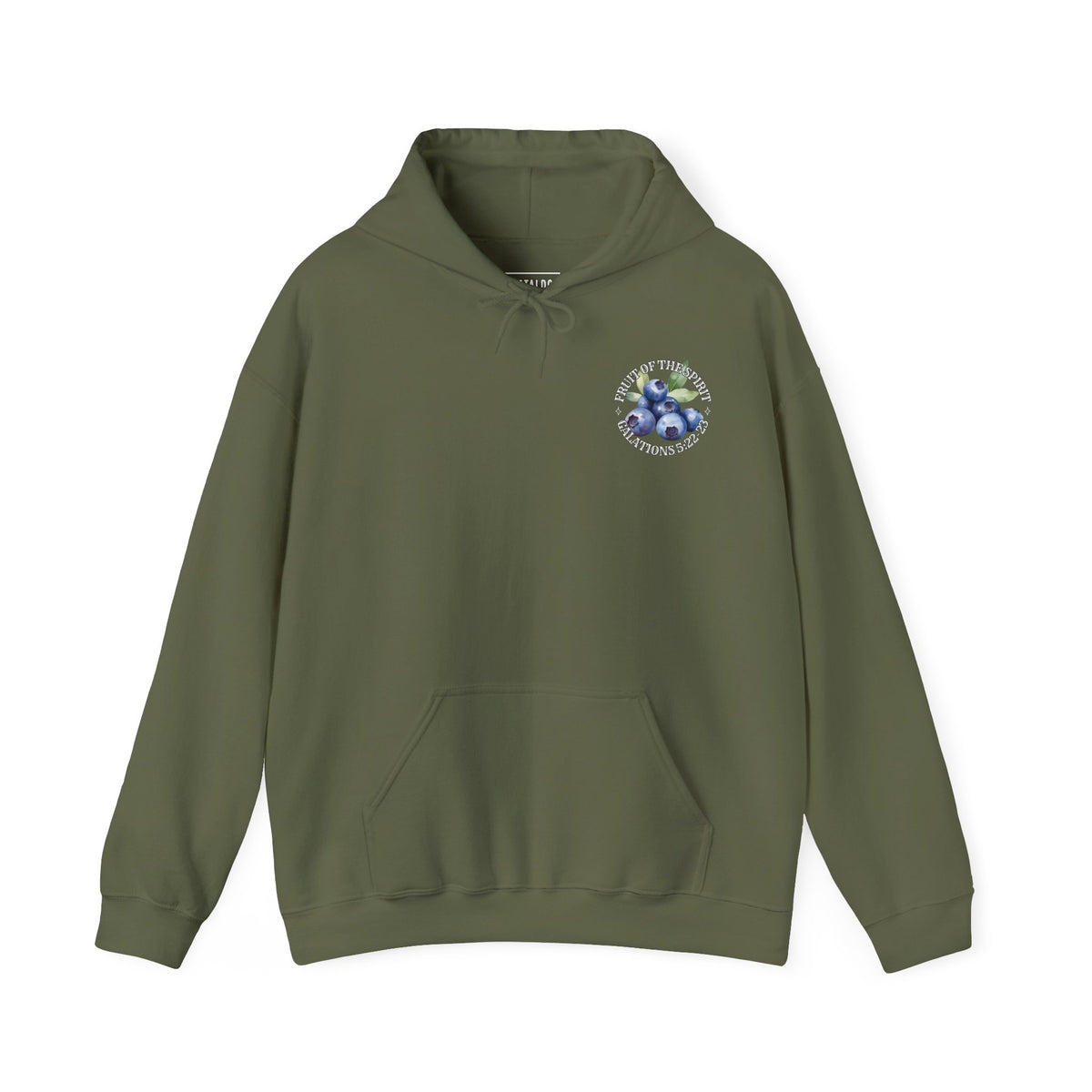 Fruit of the Spirit Christian Hoodie, Galatians 5:22-23 Heavy Blend Hooded Sweatshirt