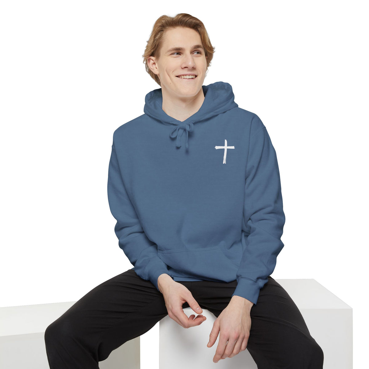 Lions Never Bow Down To Hyenas Adult Premium Hoodie