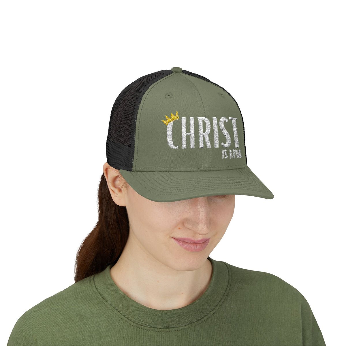Christ Is King Snapback Trucker Cap