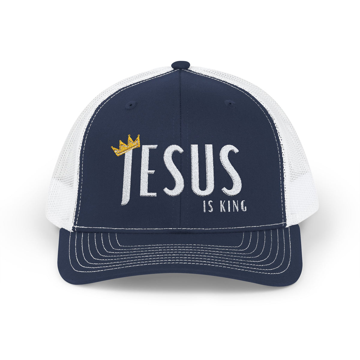 Jesus Is King Snapback Trucker Cap