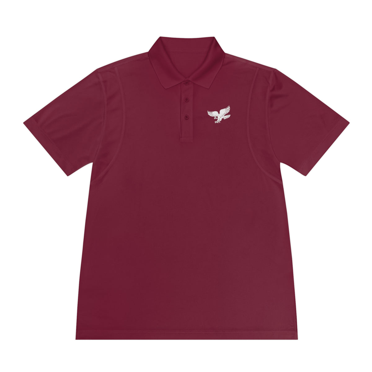 Patriotic Men's Sport Polo Shirt - Patriotic Eagle And American Flag Golf Polo