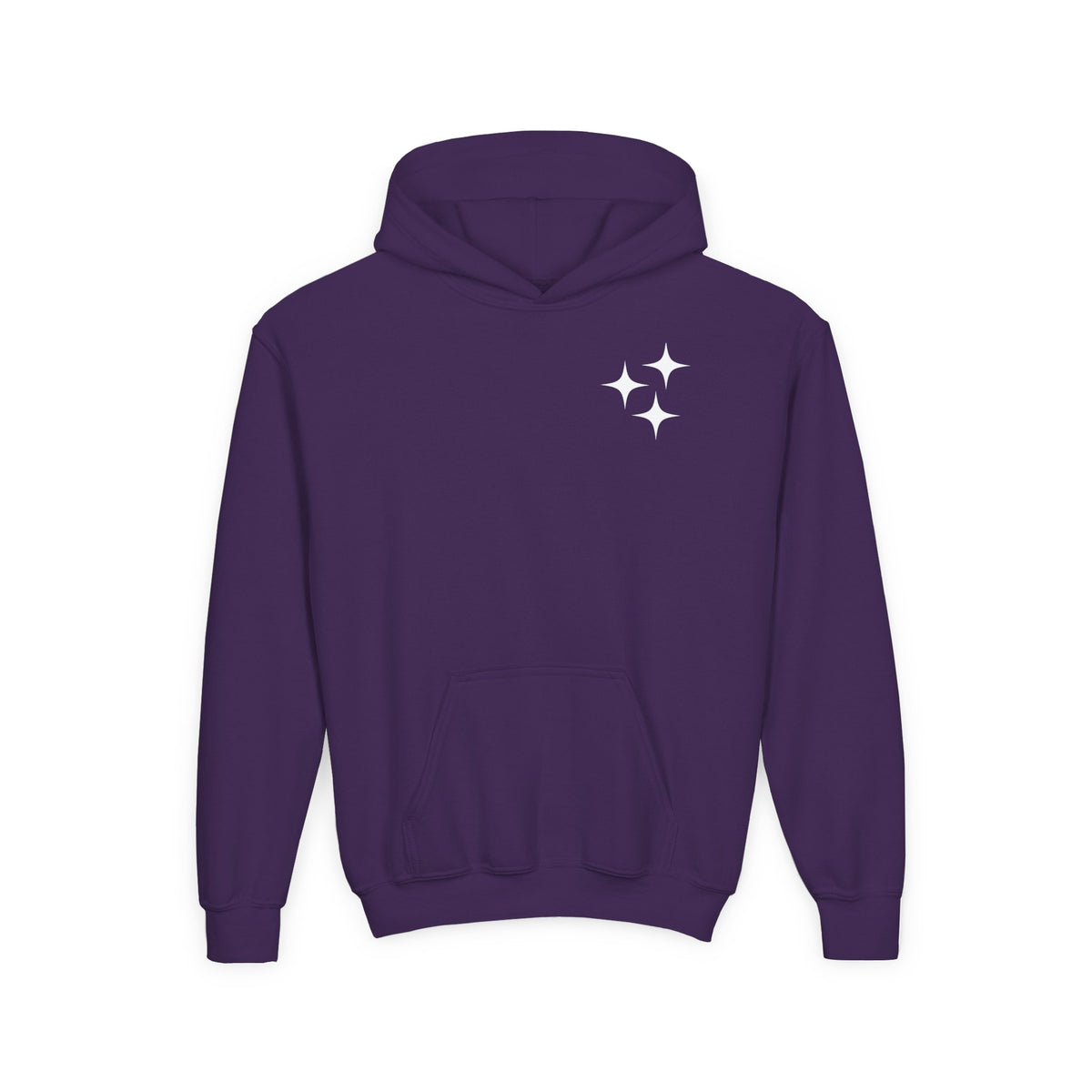 Youth Psalm 19 Hooded Sweatshirt, Cozy Kids Christian Apparel, 'The Heavens Declare The Glory Of God' Teen Bible Verse Hoodie