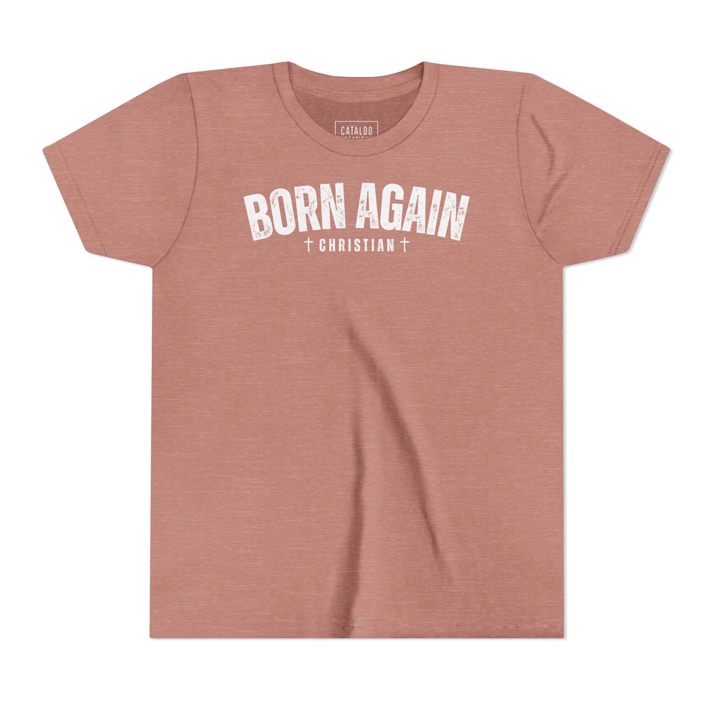 Born Again Christian Youth Tee | Faith-Based Shirt for Kids | Inspirational Apparel