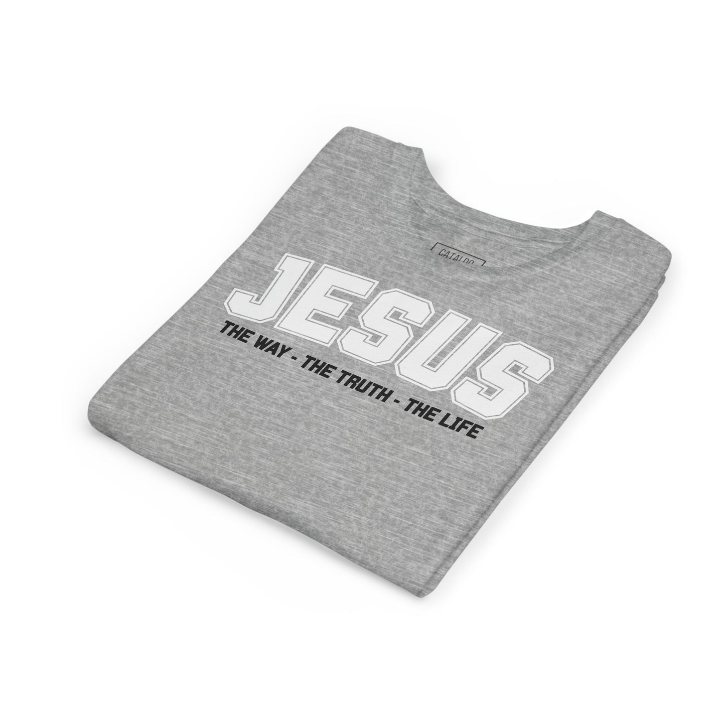 Faith-Inspired Youth Tee - Jesus - The Way, The Truth, The Life, Christian Apparel, Faith-Based Gift, Youth Clothing