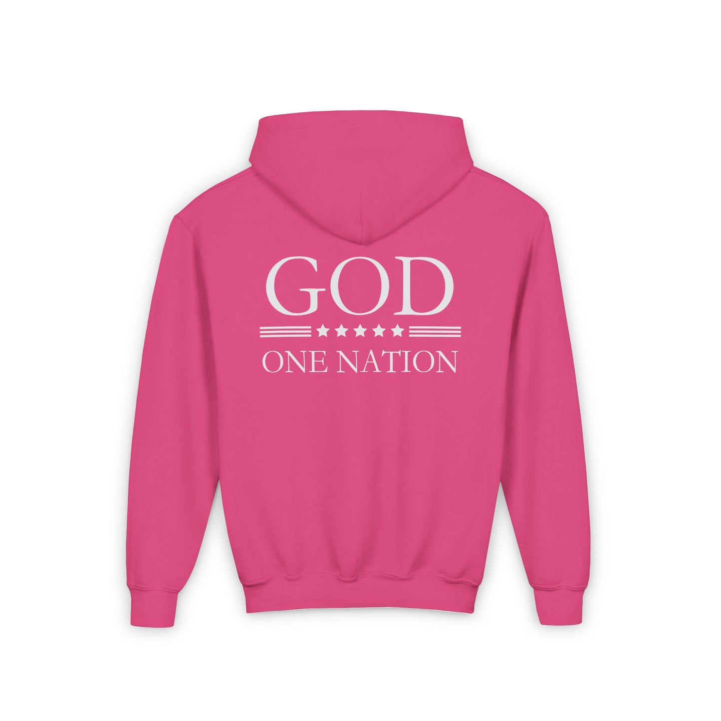 Kids One Nation Under God Youth Hooded Sweatshirt