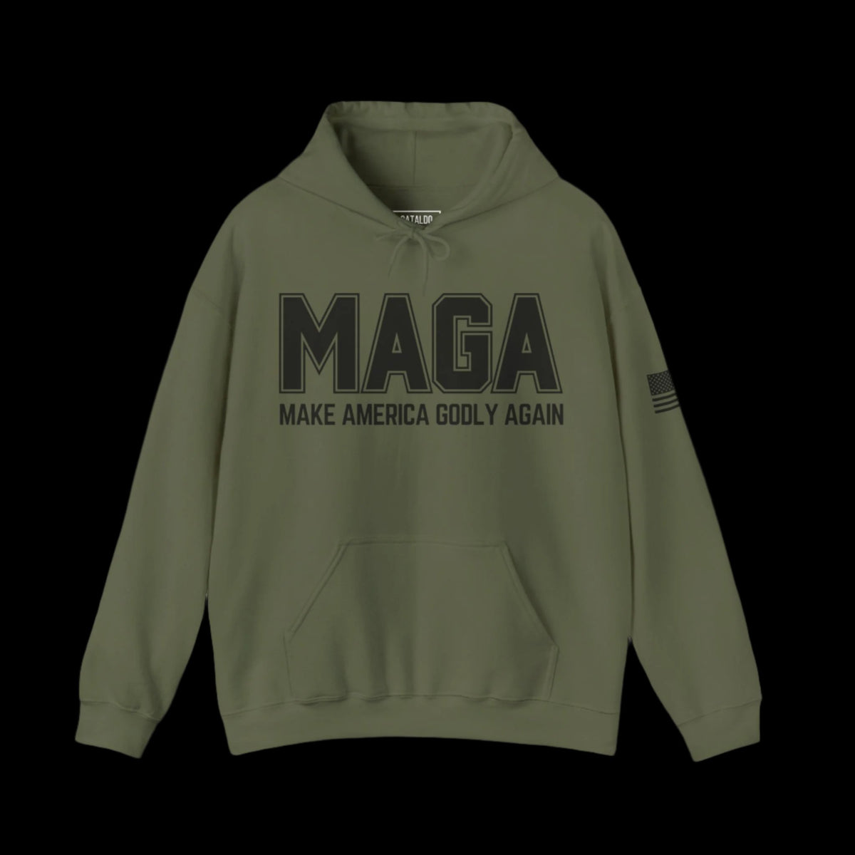 Make America Godly Again Heavyweight Hoodie