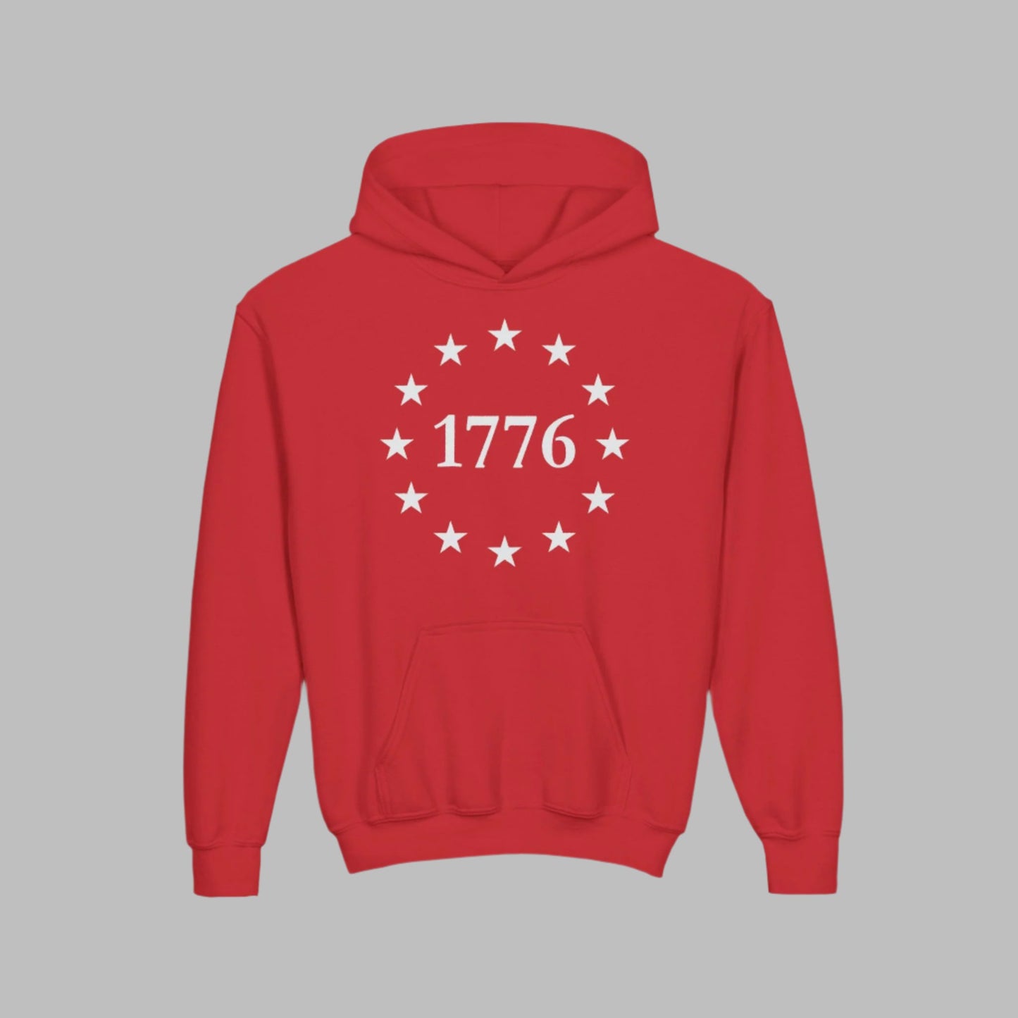 Kids One Nation Under God Youth Hooded Sweatshirt