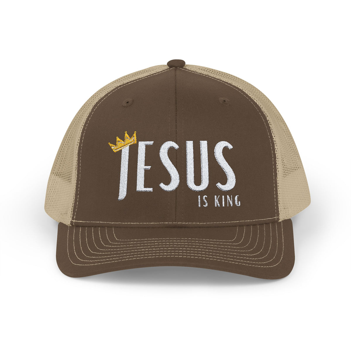 Jesus Is King Snapback Trucker Cap