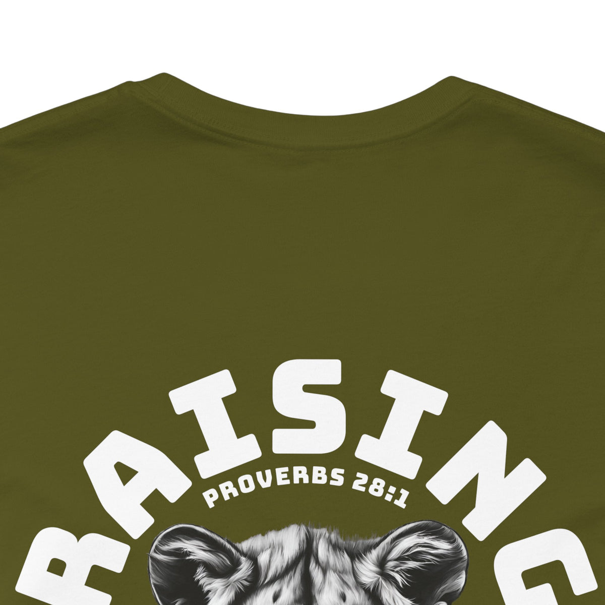 Raising Lions Not Sheep Adult Short Sleeve Tee