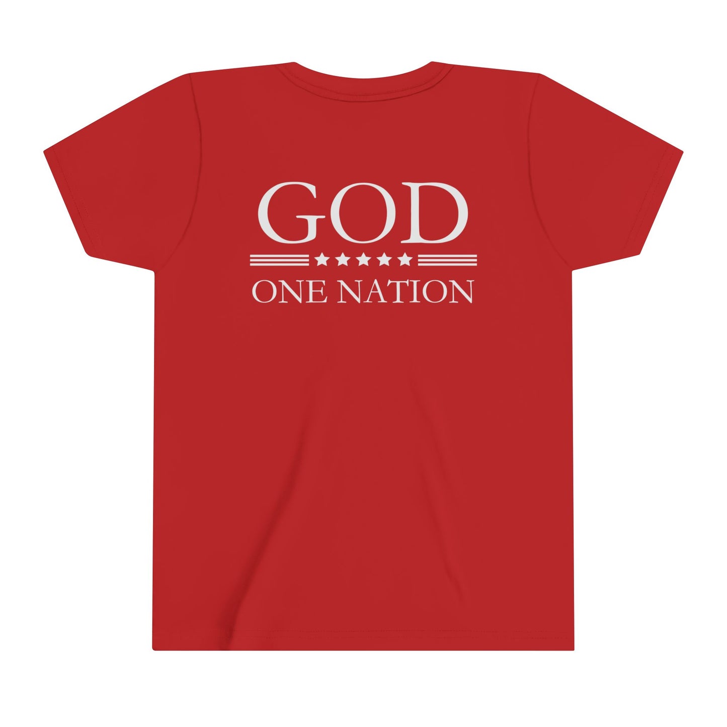 Kids One Nation Under God Youth Short Sleeve Tee