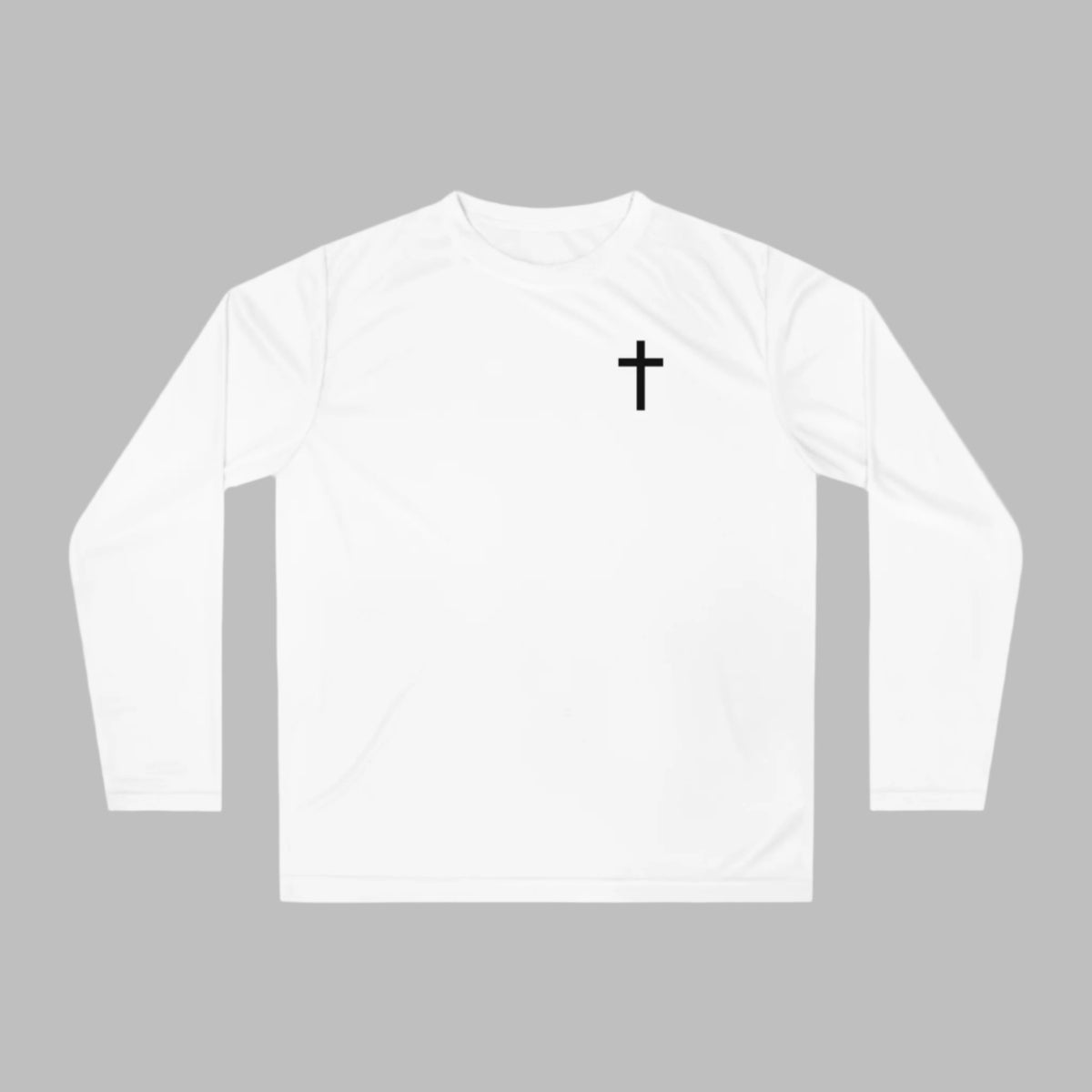 Jesus Is The Way, The Truth, The Life Athletic Long Sleeve Shirt +UV Protection