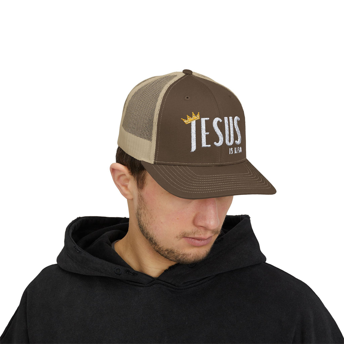Jesus Is King Snapback Trucker Cap