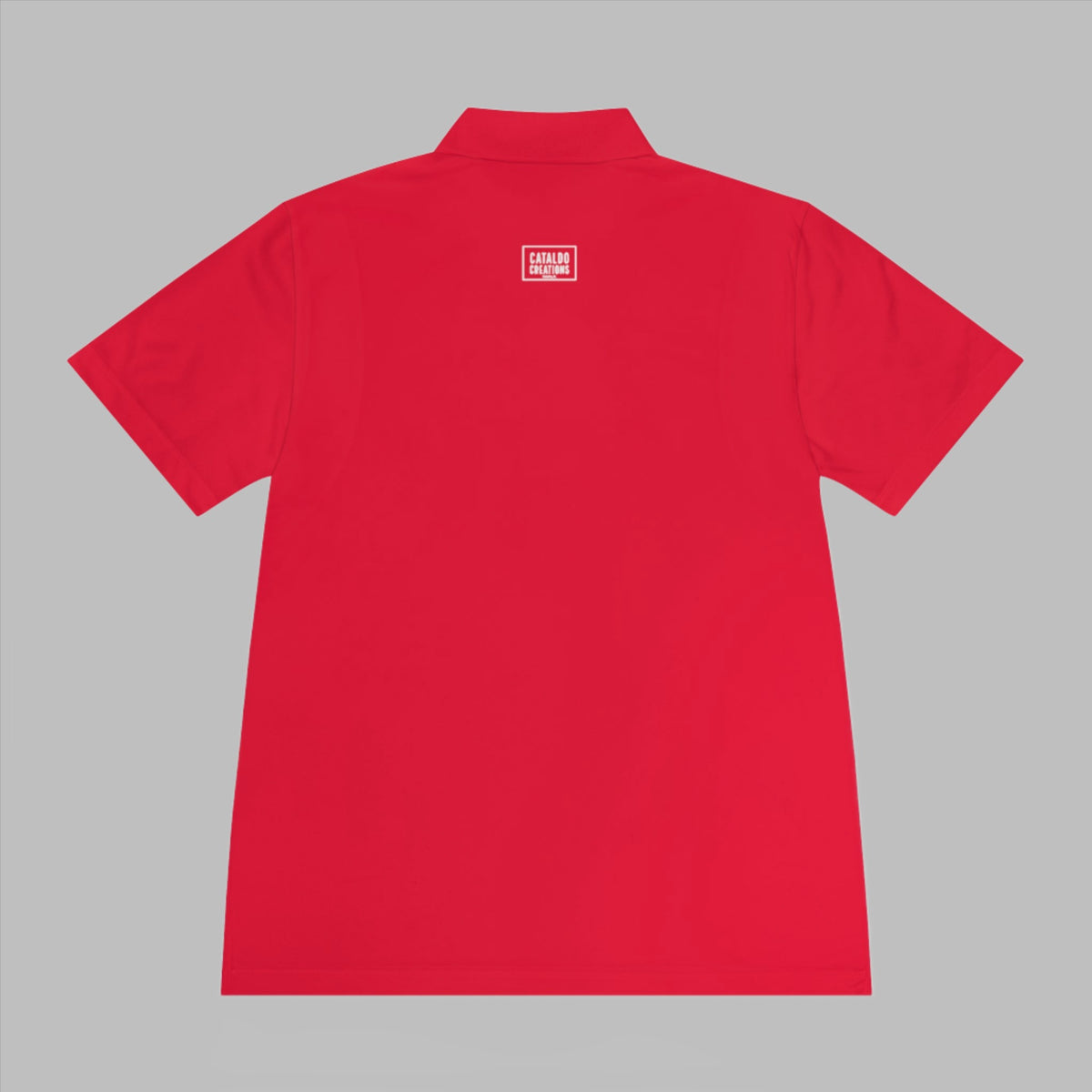 Meet the Cataldo Creations Cross Golf Polo for men. This lightweight, fast drying athletic polo is a perfect conversation starter on the course. With a small cross on the front chest, this design is simple and timeless. Christian golfer. Christian athletic apparel. Faith based apparel.