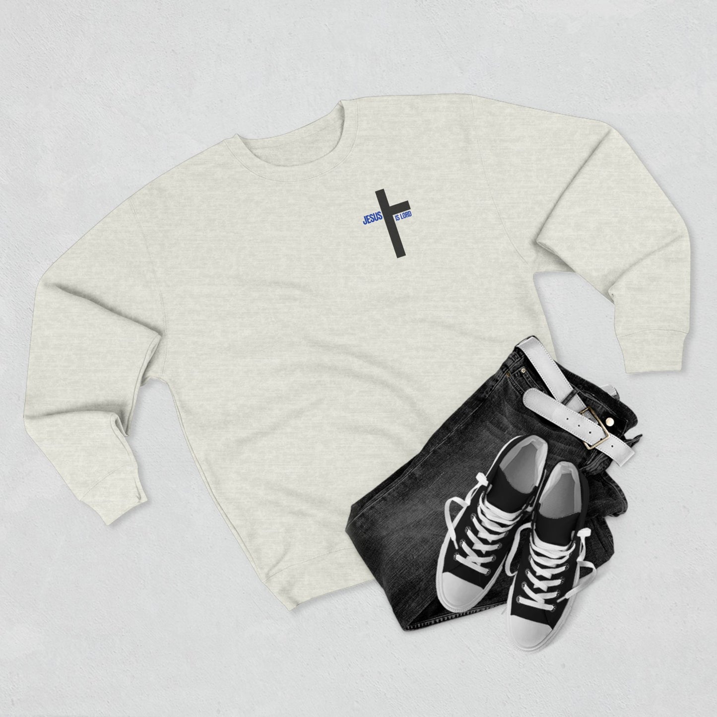 Super Soft Every Knee Will Bow Jesus Crewneck Sweatshirt