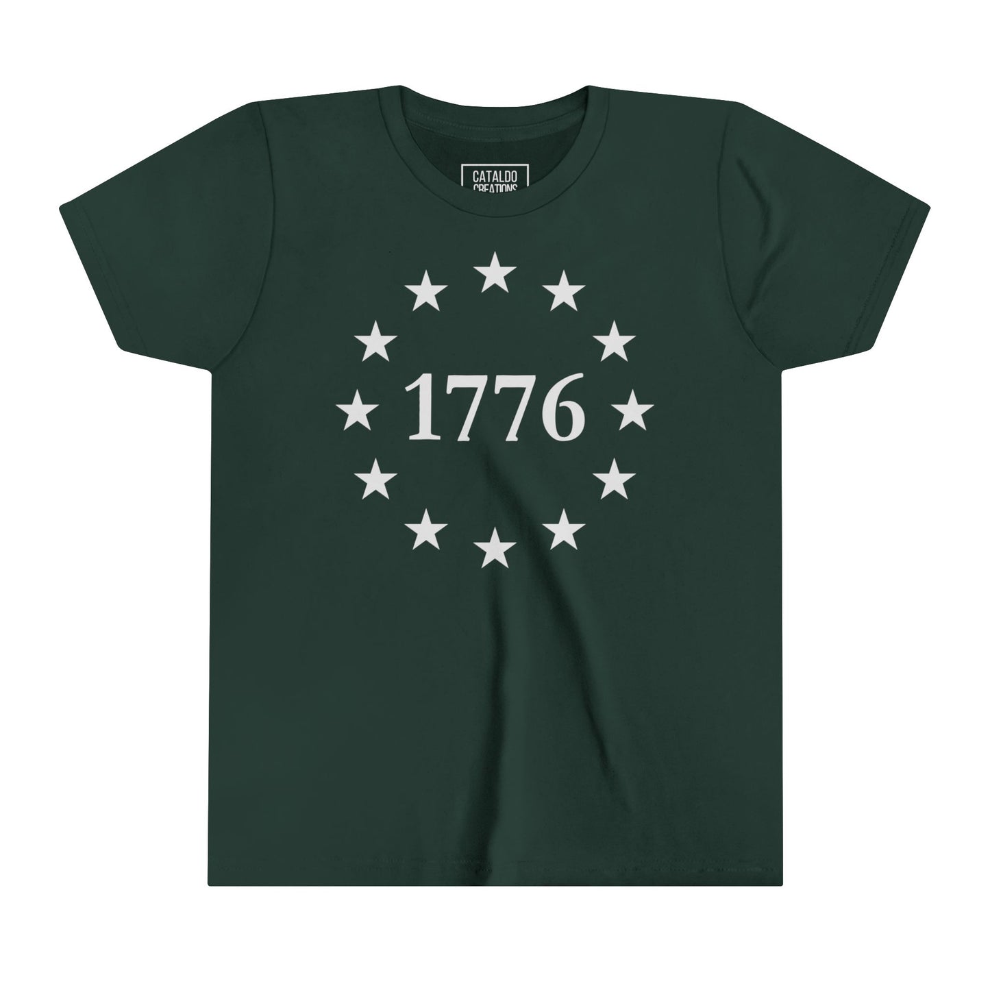 Kids One Nation Under God Youth Short Sleeve Tee