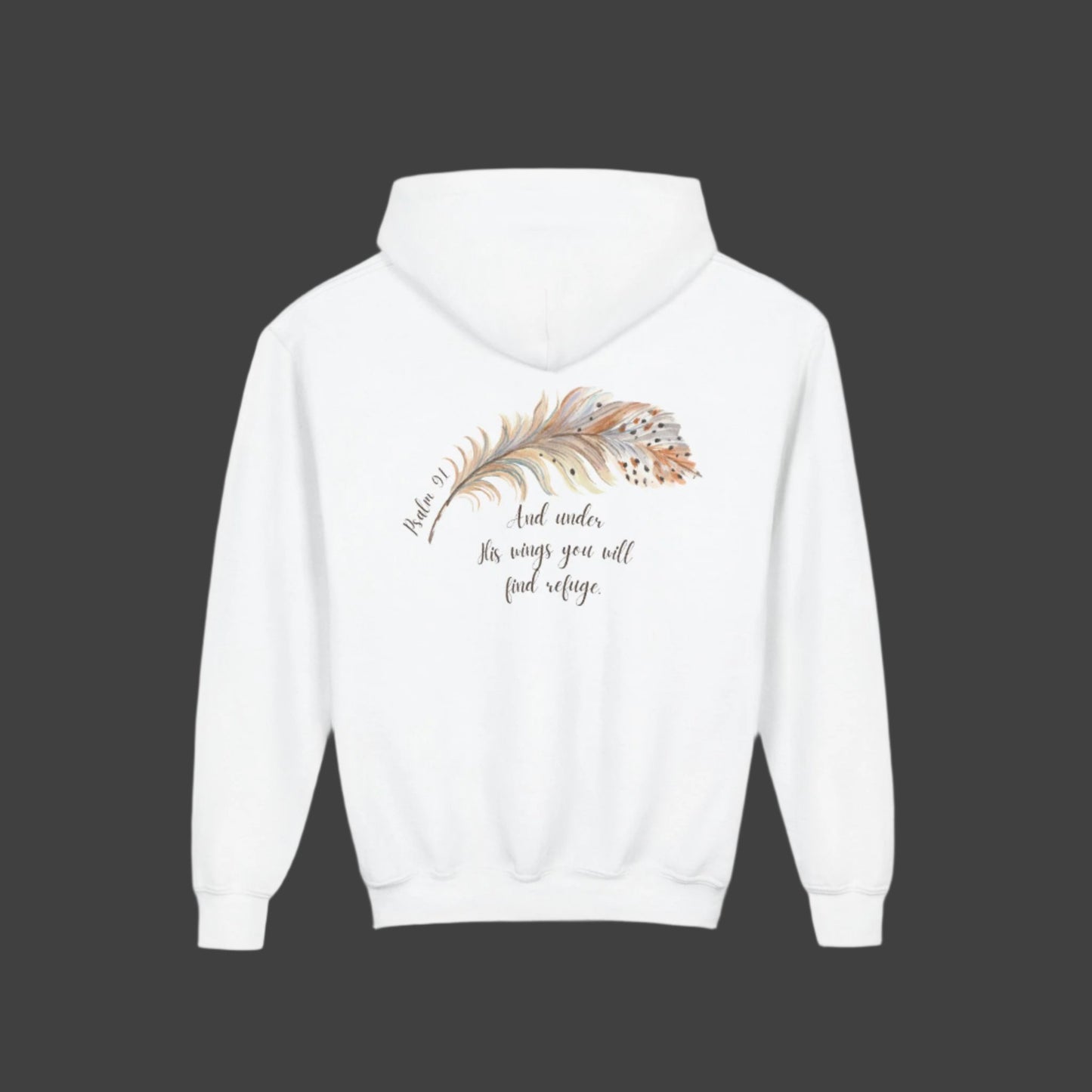 Girls Psalm 91 Hooded Sweatshirt
