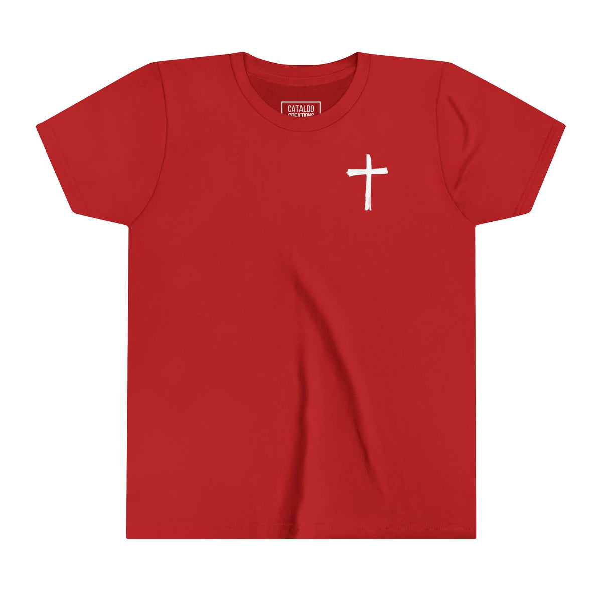 Kids Be Bold As A Lion Youth Short Sleeve Tee. Black & White Design