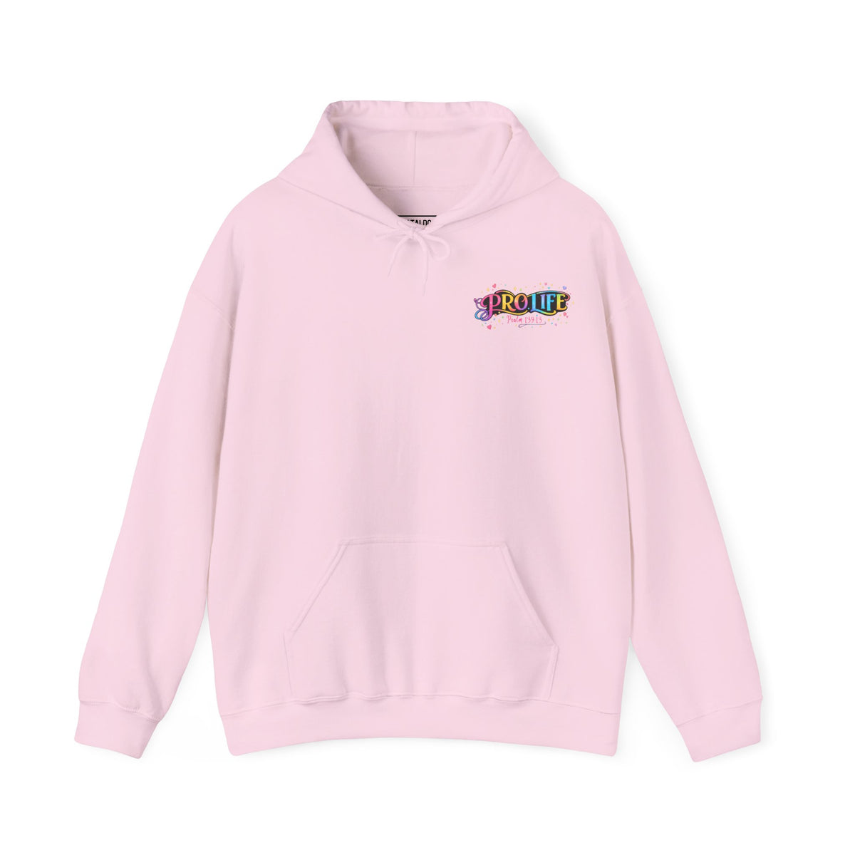 Pro-Life Christian Hoodie, Psalm 139 "You Knit Me Together" Heavy Blend Hooded Sweatshirt