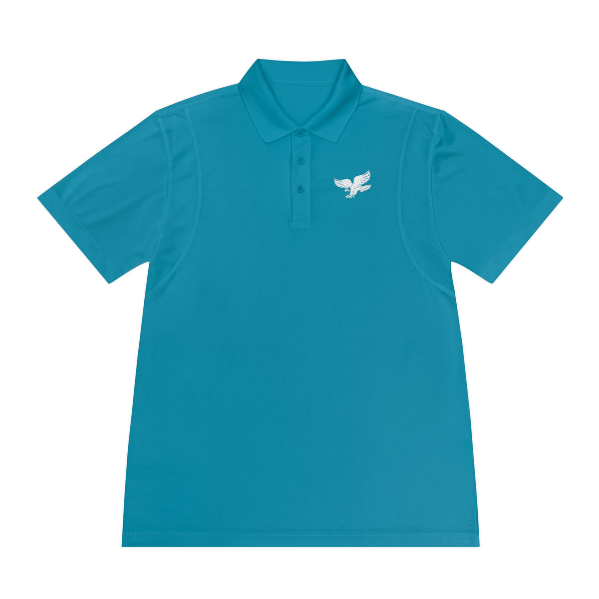 Patriotic Men's Sport Polo Shirt - Patriotic Eagle And American Flag Golf Polo
