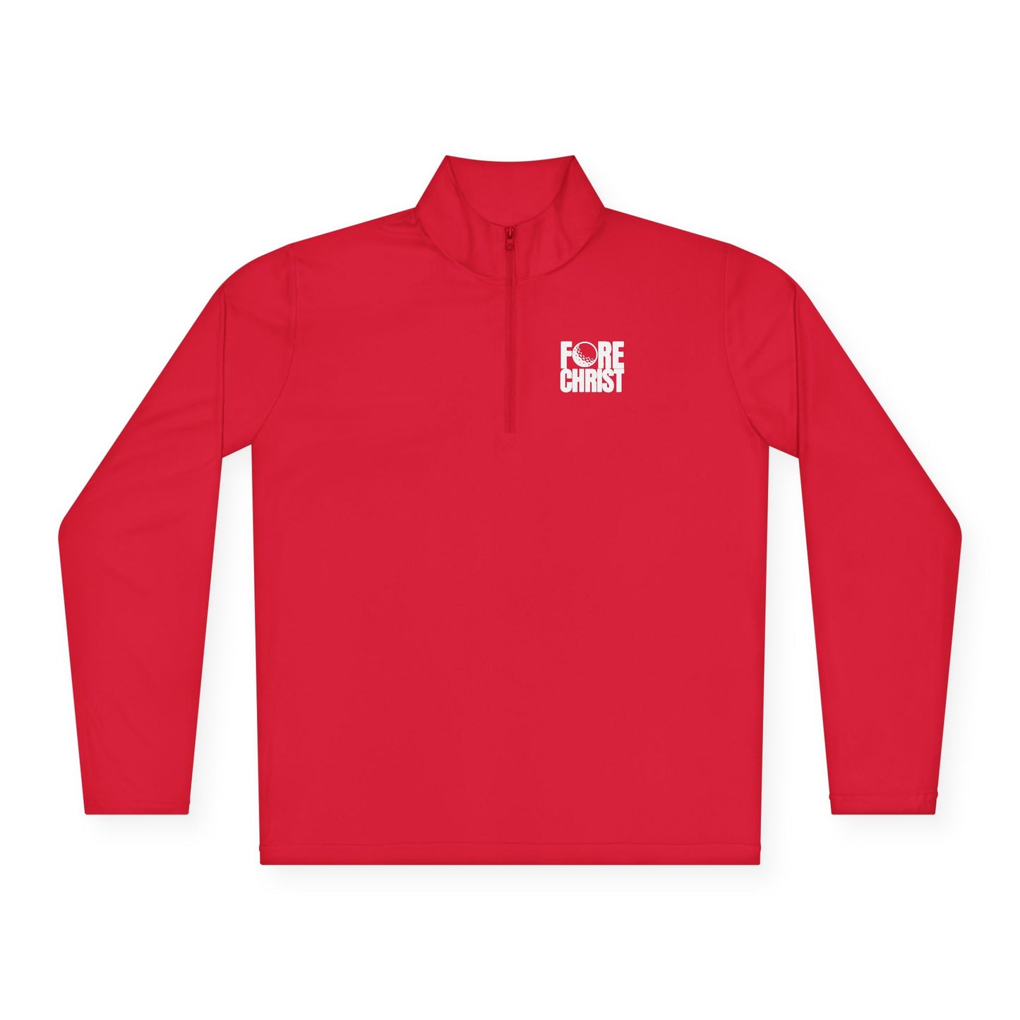 'Fore Christ' Faith-Inspired Unisex Quarter-Zip Pullover - Christian Activewear, Golf And Athletic Apparel