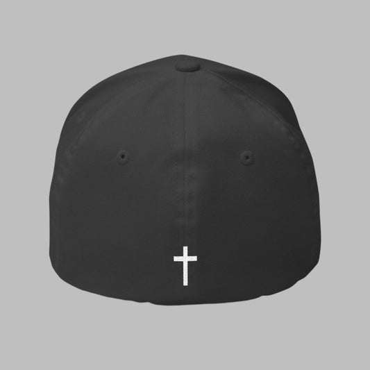 Fore Christ Embroidered Golf Hat - Faith-Inspired Closed-Back Hat For Golfers