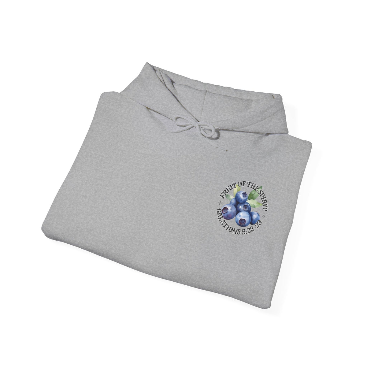 Fruit of the Spirit Christian Hoodie, Galatians 5:22-23 Heavy Blend Hooded Sweatshirt