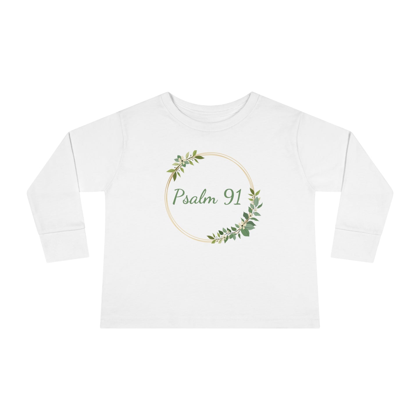 Psalm 91 Toddler Long Sleeve Tee