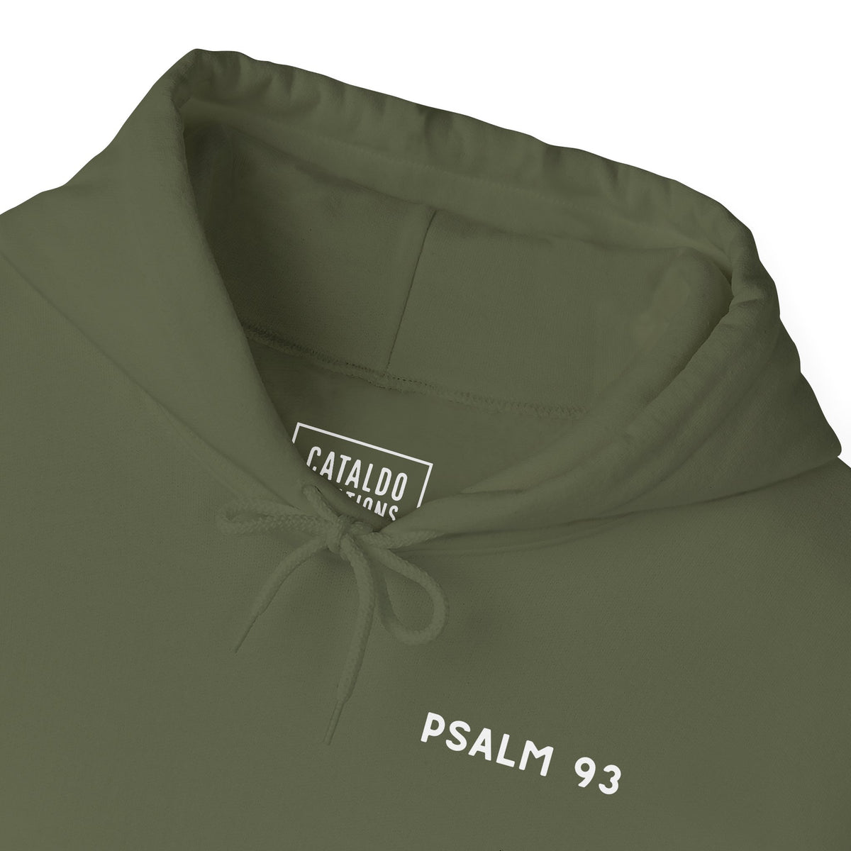 Faith-Inspired Psalm 93 Hooded Sweatshirt, 'Mightier Than The Waves Of The Sea' Cozy Hoodie, Christian Sweatshirt