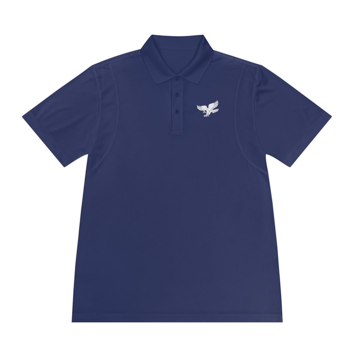 Patriotic Men's Sport Polo Shirt - Patriotic Eagle And American Flag Golf Polo