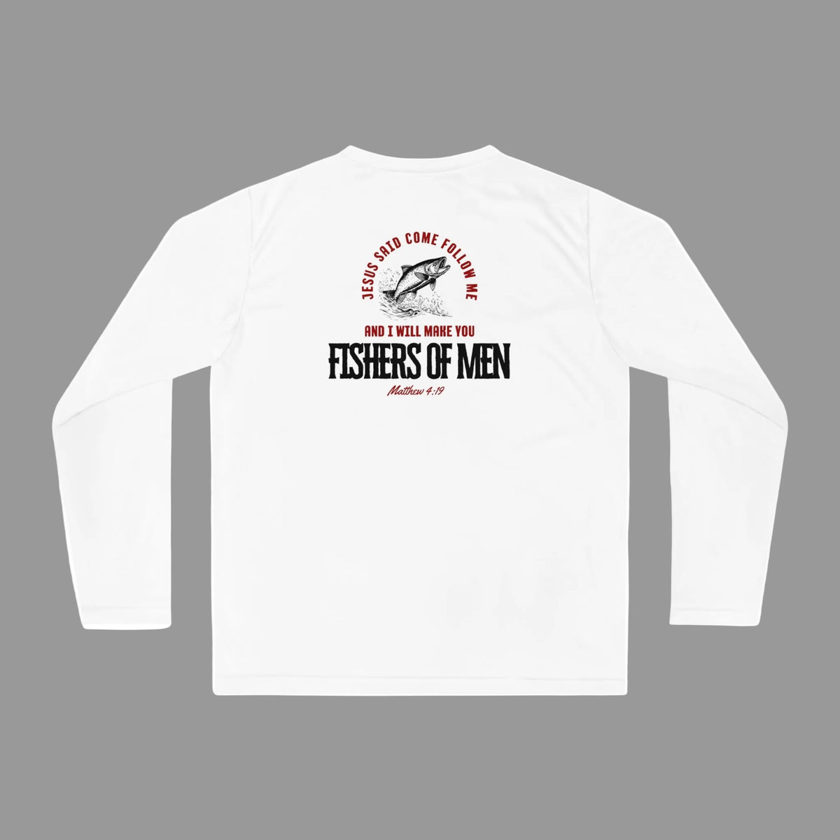 Fishers Of Men UV Protection Long Sleeve Shirt, Scripture Shirt For The Outdoors