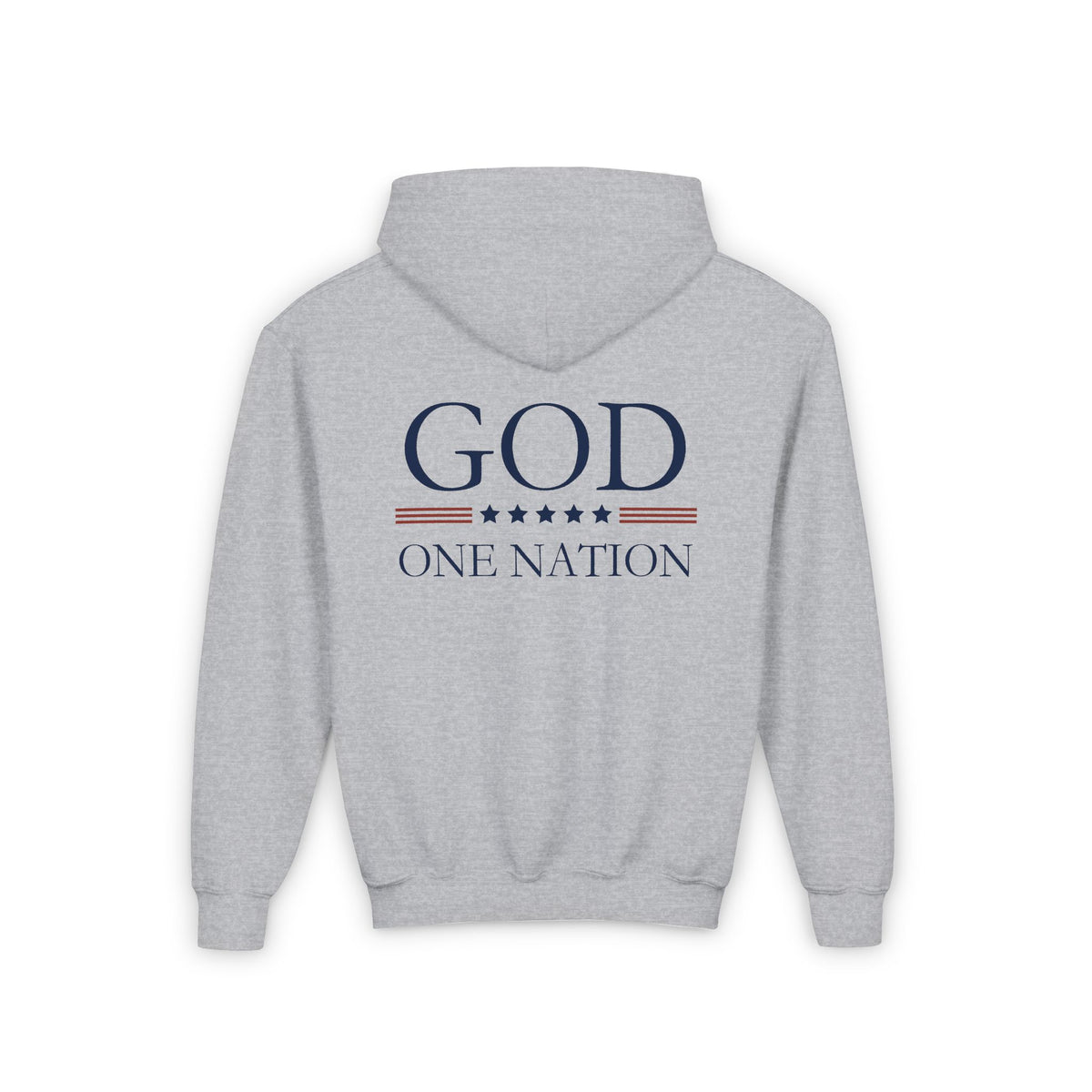 Kids One Nation Under God Youth Hooded Sweatshirt