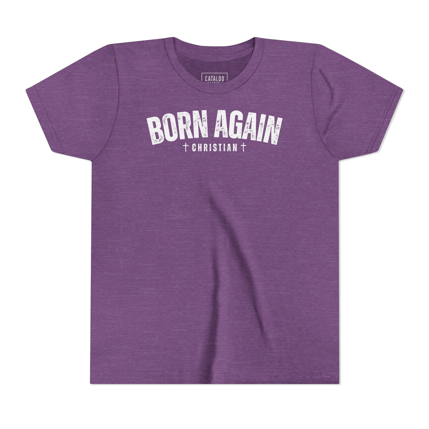 Born Again Christian Youth Tee | Faith-Based Shirt for Kids | Inspirational Apparel