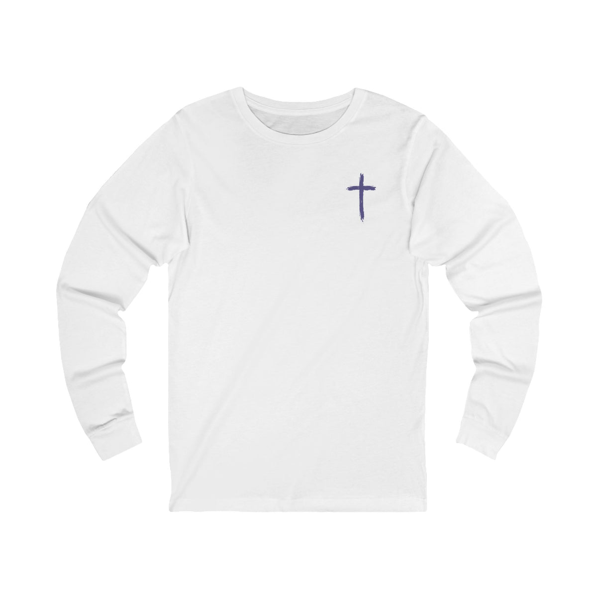 Consider How The Wildflowers Grow Long Sleeve, Bible Verse Floral Design, Christian Faith Inspired Long Sleeve Tee For Women