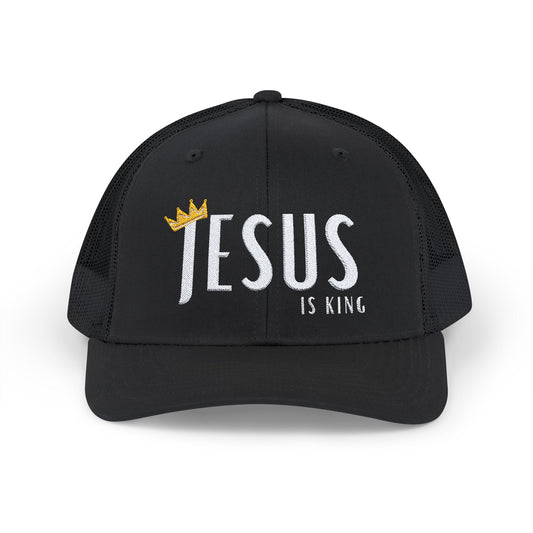 Jesus Is King Snapback Trucker Cap