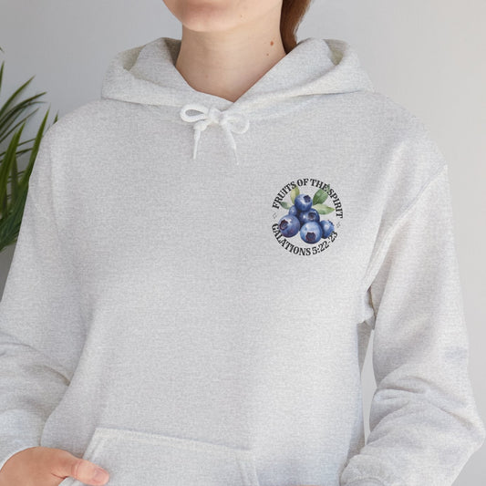 Fruits of the Spirit Hoodie — Watercolor Fruit Faith Sweatshirt