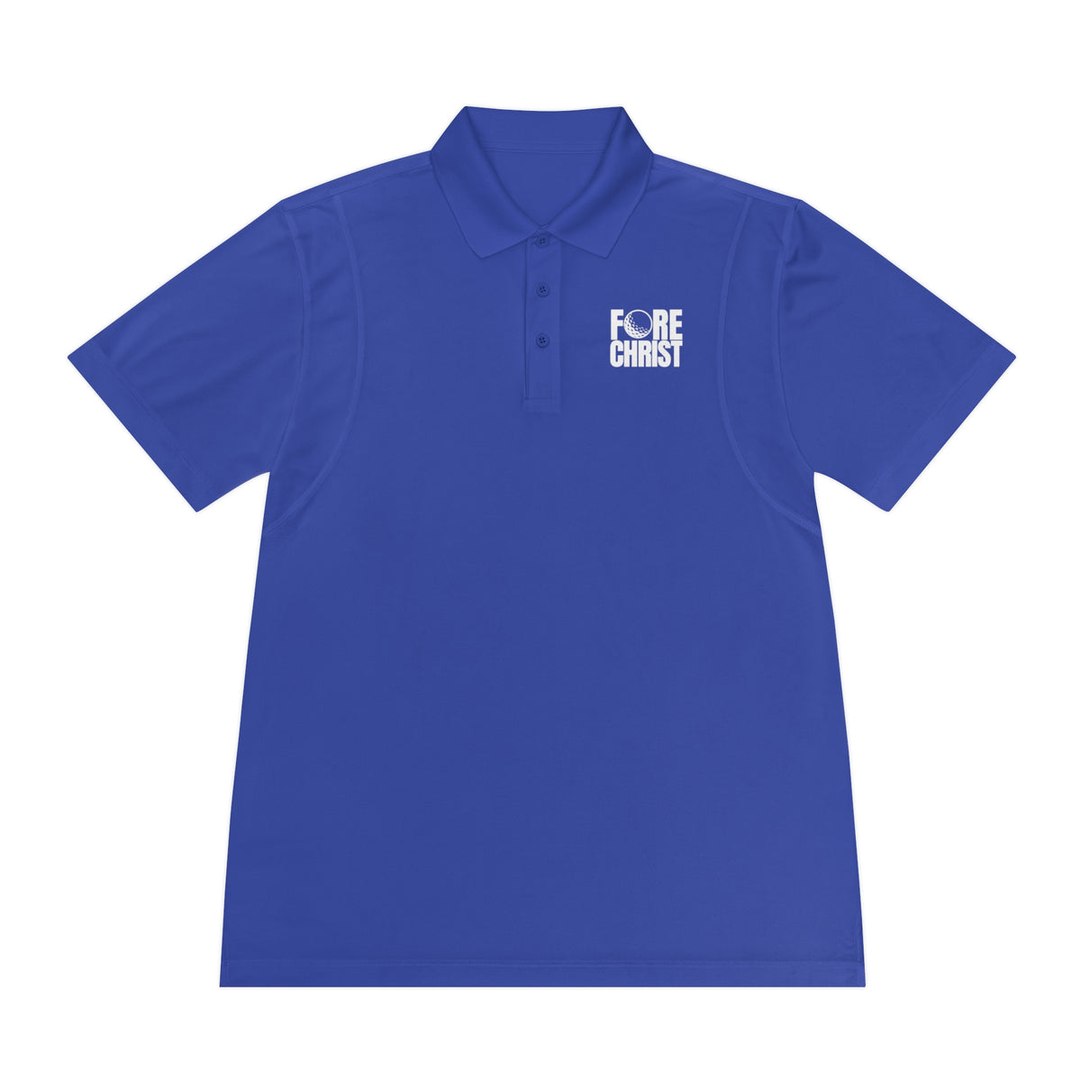 Men's Fore Christ Golf Polo - Lightweight Golf Polo For Christian Golfer