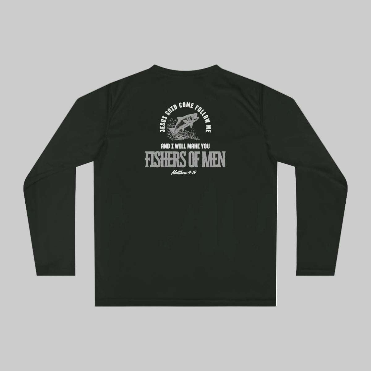 Fishers Of Men UV Protection Long Sleeve Shirt, Scripture Shirt For The Outdoors