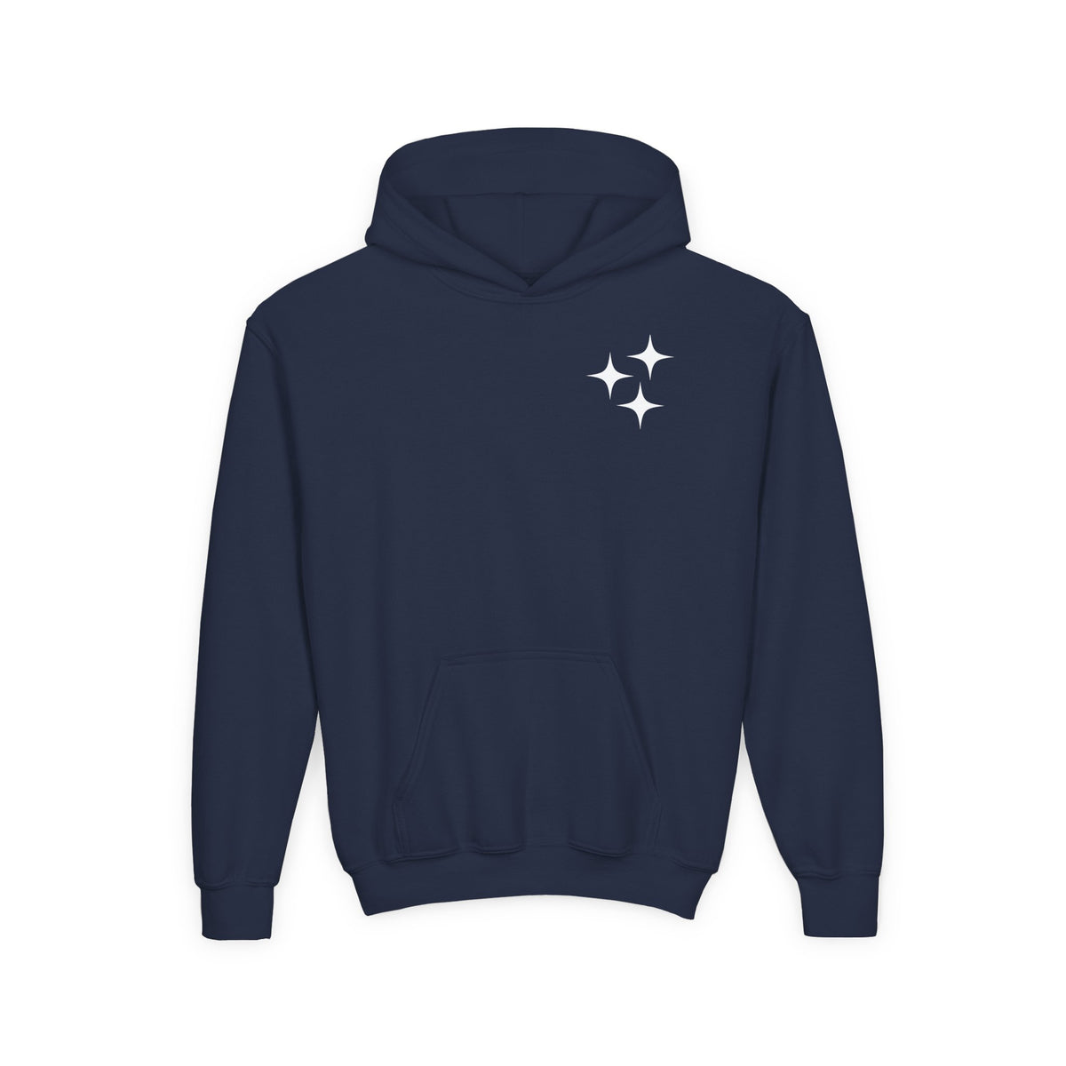 Youth Psalm 19 Hooded Sweatshirt, Cozy Kids Christian Apparel, 'The Heavens Declare The Glory Of God' Teen Bible Verse Hoodie