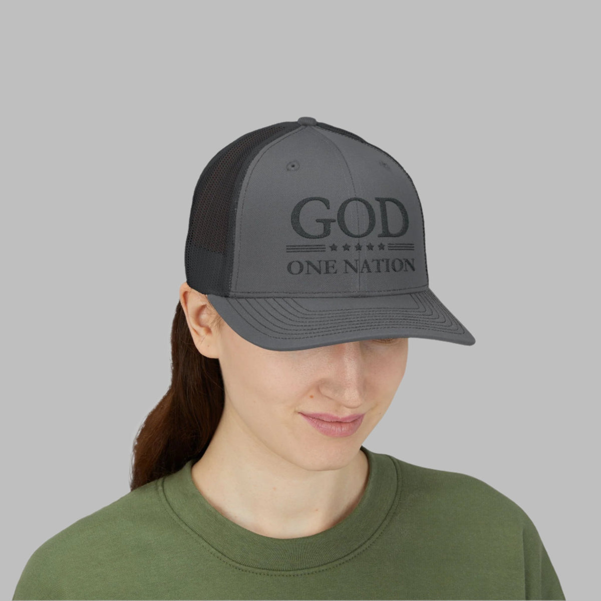 One Nation Under God Snapback Trucker Hat